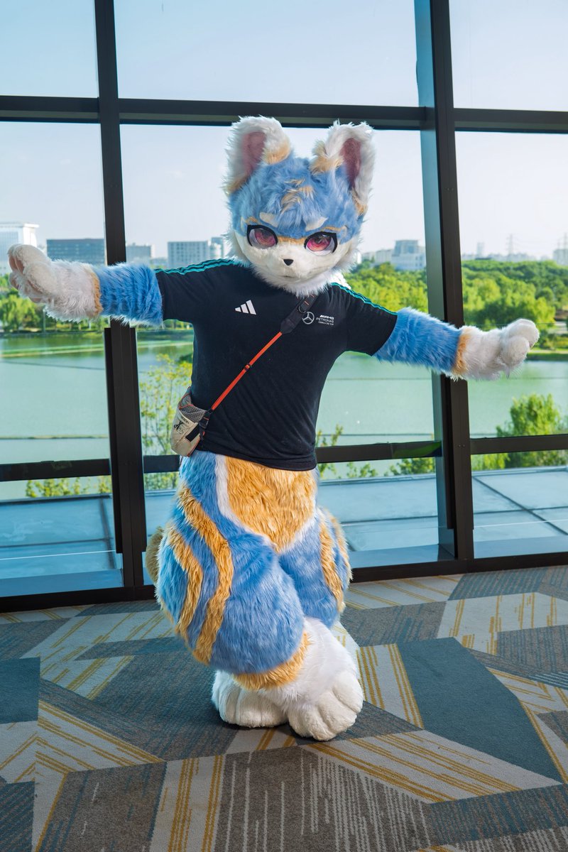 #FursuitFriday #Furry 
「 IT'S RACE WEEK! 」
📷：研兽官摄
#F1 #ItsRaceWeek #AzerbaijanGrandPrix