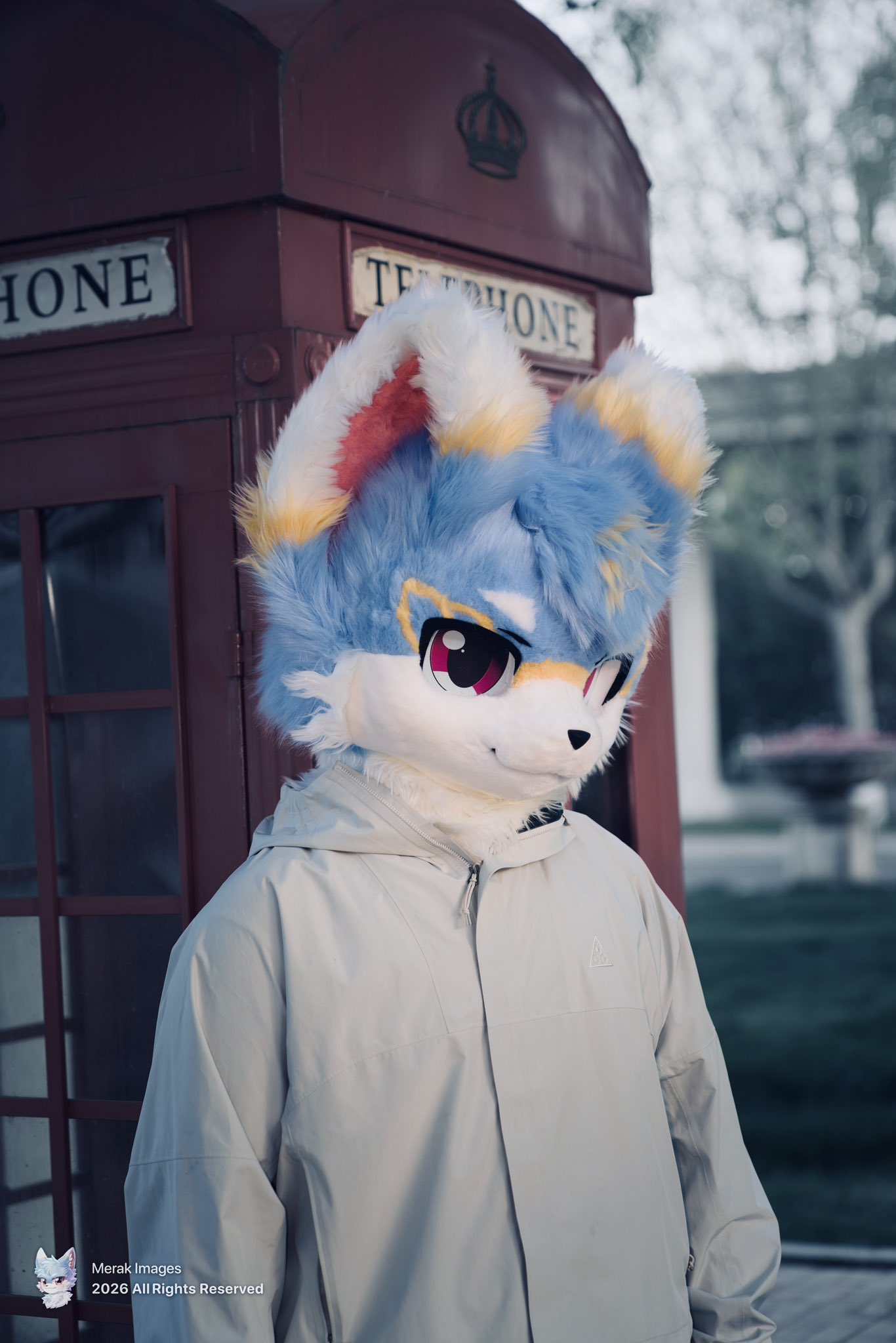 我看伦敦未必有我忧郁
📷：亲爱的舍友桑
#FursuitFriday